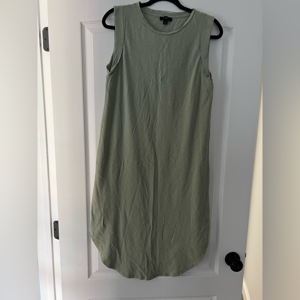 J. Crew Light Green mid length dress